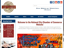 Tablet Screenshot of nationalcitychamber.org